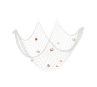 Chenxi Studio Beach House Wall Hanging Fish Net Optional Color For Wedding And Photo Backdrops Fishing Net 59x79Inch
