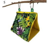 Chenxi Studio Bird Warm Nest Hanging Hammock House Winter Cage Tent Plush Hide Bed Shelter For Finches Canaries Easy To
