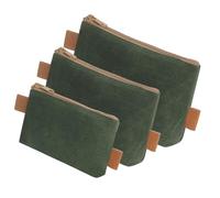 Chenxi Studio Canvas Zipper Tool Bag Set of 3 Pieces Tool Pouches Organizers for Organizing Hardware Tools and Accessories Storage Bag