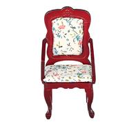 Chenxi Studio Chair Red Wood Antique High Back Design Furniture Wooden Accessories