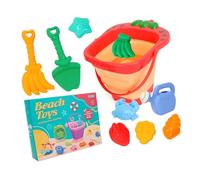 Chenxi Studio Children's Sand Play Bucket Shovel Set Gardening Sand Tool Set For Outdoor Play And Exploration Fun Activity Beach Toy Sandcastle Beach PlaySet