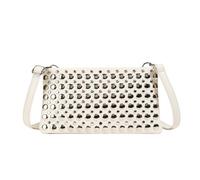 Chenxi Studio Crossbody Bags For Women Leather Crossbody Purses Punk Rivets Handbags Shoulder Bag Soft Pu Leather Shoulder Bag Gifts Trendy Clutch Satchel