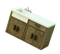 Chenxi Studio Dining Room Sink Furniture Dolls House Miniature Pretend Play Accessories Life Scene Role Hobby Collection Children's Creative