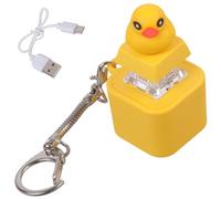 Chenxi Studio Duck-Shaped Rechargeable Keyboard Tester With Keychains & Stress Relief Speakers For Modding Switches Keychain