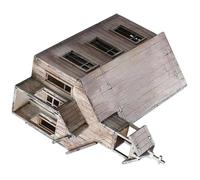 Chenxi Studio Eastern European Styles Wooden Puzzle 1/72 Scale Educational Cultural Model for Creative Skill Development Historical Eastern European Assembly Model