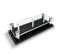 Chenxi Studio Elegant Baseball Display Rack With Wood Base Portables Baseball Display Case For Easy Showcasing Stable Acrylic Stand