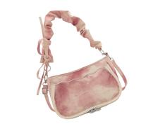 Chenxi Studio Elegant Ruched Shoulder Purse With Pleated Texture Armpit Bag PU Handbag Suitable For Daily Wear And Leisure Activities Ruched Underarm Purse