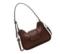Chenxi Studio Elegant Women's PU Leather Shoulder Purse Casual Work Handbag Crossbody Bag For 2025 Spring With Adjustable Strap PU Handbag