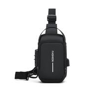 Chenxi Studio Ergonomic Mens Crossbody Messengers Bag With Invisible Zipper Organizational Compartments City Lifestyle Accessory Oxfords Fabric Crossbody Bag