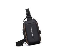 Chenxi Studio Ergonomic Mens Crossbody Messengers Bag With Invisible Zipper Organizational Compartments City Lifestyle Accessory Oxfords Fabric Crossbody Bag