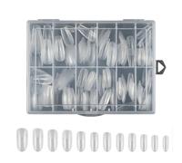 Chenxi Studio Fake Nails Matte Nails Tips 240pcs Full Covers False Nails Artificial Acrylic Nails False Nails for Nails Art Designs