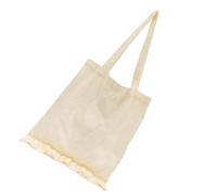 Chenxi Studio Fashionable Lace-Trimmed Shoulder Bag Quilted Design Lightweight Polyester Carryall For Shopping & Office Use Large Capacity Bag