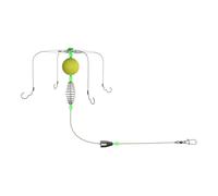 Chenxi Studio Fishing Tackle Accessories Anti Winding Baits Cage Float Line Set With 4 Hook Float Baits Fishing Feeder Line Set Professional Fishing Gear