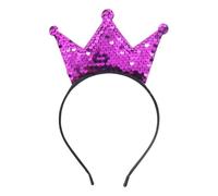 Chenxi Studio Glittering Tiaras Crowns Headbands With Sequins For Kids Birthday Party Gathering Dressingup Props Hairhoop