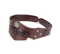 Chenxi Studio Headgear Adjustable Leather Headband Medieval Headband Motorcycle Driving Headwear Halloween Cosplay Accessory Driving Gear