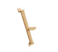 Chenxi Studio Kitten Sisal Rope Post with Shelf for Wall Mount Climbing Protect Your Furniture Wooden Cats Climber