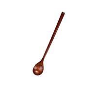 Chenxi Studio Korean Styles Natural Wood Cooking Spoon Long Handle For Hot Liquids Stirring Serving And Tasting Kitchens Essential Korean Kitchens Utensils Spoon