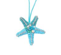 Chenxi Studio Lightweight Marine Themed Pendant For Bag Decoration With And Shell Themed Bag Accessory Charm Backpack Decors Shell Coral Fabric Keychain