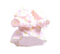 Chenxi Studio Lovely Puppy Wedding Dress Skirt Peter-Pan-Collar Pineapple Outfit Princess Skirt Spring Costumes Pet Outfit