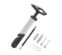 Chenxi Studio Manual Ball Pumps Small Sports Ball Inflator With Needle Nozzle Hoses Hand For Volleyballs Soccer Basketball Portable Air Inflator