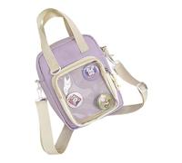 Chenxi Studio Modern Anime Design Casual Shoulder Purse Nylon Crossbody Bags Tear Resistant Fabric Satchel For Work And College Anime Lover Unisex Crossbody Purse