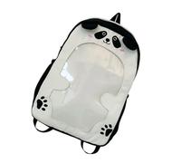 Chenxi Studio Modern School Bag Nylon Backpack For Teen Girls School Bag With Ergonomic Strap And Organized Storage Compartments Ita Backpack Clear Front Pocket
