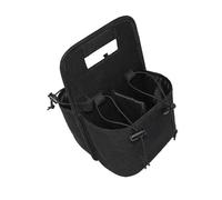 Chenxi Studio Multi Compartment Coffee Cup Sleeve with Handle 4 Cup Leak Proof Beverage Drink Carriers with Adjustable Strap Drink Transport Bag