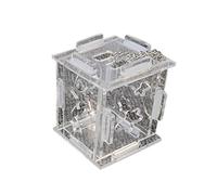 Chenxi Studio No Mess Bird Feeders Acrylic Parrot Feeder Treat Foraging Toy Foraging Toy Cage Accessories