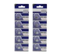 Chenxi Studio Pack of 5PC/10PC CR1025 Button Cell Batteries CR1025 3V for Watches Calculators Key Remotes
