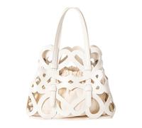 Chenxi Studio Perforated Handbag Reinforced Inner Security Pocket Different Carrying Option PU Shoulder Bag Roomy Interior Korean Hollow Bag