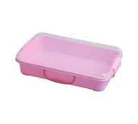 Chenxi Studio Portable Multicolor Sandbox Toy Organizers Stackable Sensory Bins with Lid for Sand Art Supplies Kids Playroom Storage Portable Box Organizers for Arts