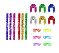 Chenxi Studio Practical Themed Party Hat With Streamers Cosplay Accessory Sports Celebration Gear Role Play Accessory Sports Fan Gear Hairpiece