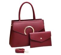 Chenxi Studio PU Leather Handbags For Women 2pcs Set With Spacious Designs Shoulder Crossbody Purse For Work Shopping And Travel Everyday Use Bags