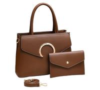 Chenxi Studio PU Leather Handbags For Women 2pcs Set With Spacious Designs Shoulder Crossbody Purse For Work Shopping And Travel Everyday Use Bags