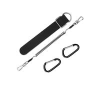 Chenxi Studio Raft Rod Fixation Strap with Spring Rope and Carabiners Antislip Strap for Coiled Lanyard & Kayak Paddles Leashes Fishing Tie Belts with Spring Rope and Carabiners