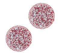 Chenxi Studio Rhinestone Acrylic Nipple Covers For Swimming Gym Adhesive Sparkling Pasties Disposable Acrylic Adhesive Pasties