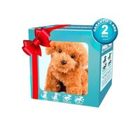 Chenxi Studio Robotic Plush Dog Toy With Realistic Movement And Bark Sound For Toddler Baby Travel And Indoor Play Crawling Education Interactive Dog Plush Doll