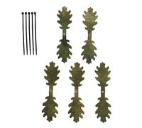 Chenxi Studio Set Of 5 Camouflage Leaf Strips For Backpacks Hat Decoration Concealment Camouflage Strips For Outdoor Activity Reflective Tape