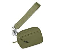 Chenxi Studio Sleek Anti-Scratch Nylon Purse Compact Card Holder with Phone Pocket for Everyday Essentials Secure Zippers Coin Pouch