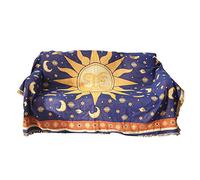Chenxi Studio Sofa Blankets Country Retro Woven Blankets For Sun Moon God Sofa Throws Dust-proof Cushion Carpet Cushion Texti