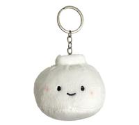 Chenxi Studio Soft Plush Dumpling Keychain White Steamed Bun Pendant Keyring Versatile Decoration For Everyday Use And Giving
