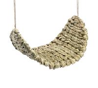 Chenxi Studio Sturdy Natural Grass Parrot Perch Swing Toy For Small Birds Secure Installation Indoor Outdoor Bird Cage Accessories