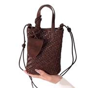 Chenxi Studio Stylish Braided Shoulder Bag Large Capacity Soft Polyester Handbag Crossbody For Women Perfect For Work Or Travel Stylish Woven Shoulder