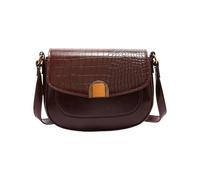 Chenxi Studio Stylish Stone PU Underarm Purse Lightweight Shoulder Bag Multi-Pocket Water-Resistant Casual Evening Crossbody Fashion Stone Print Women's Bag
