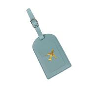 Chenxi Studio Sumptuousness Relieved Aircraft Traveldocument Case with Loyal Identity Slot Thin PU Substance for Frequent Flyers PU Leather Passport Holder Gold Foil Design