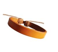 Chenxi Studio Traditional Smooth Leather Look Bangle Flexible PU Substance Permanent Unisex Jewelry Easy Layering Consistent Easy Clean Minimalist