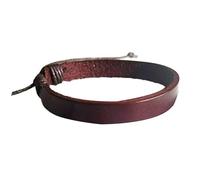 Chenxi Studio Traditional Smooth Leather Look Bangle Flexible PU Substance Permanent Unisex Jewelry Easy Layering Consistent Easy Clean Minimalist