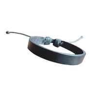 Chenxi Studio Traditional Smooth Leather Look Bangle Flexible PU Substance Permanent Unisex Jewelry Easy Layering Consistent Easy Clean Minimalist