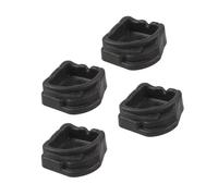 Chenxi Studio Transparent Arachnid Water Bowl 4pcs, Small Water Dish for Reptiles Invertebrates, Shallow Bioactive Habitat Antislip Water Bowl