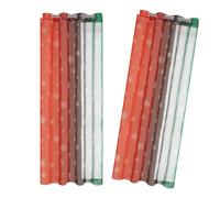 Chenxi Studio Two Panel Curtains Colorful Window Treatments Drapes Soft Textured Polyester Fabric Easy Installation Colorful Snow Yarn Curtains